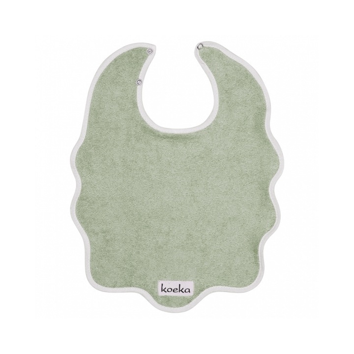 Baba előke JUP KOEKA *11001-1-36 10-357SM, Zsebekkel, Zöld, 39 x 30 cm