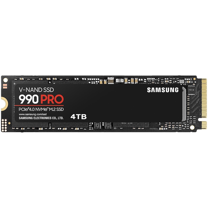 Solid State Drive (SSD) Samsung 990 PRO 4TB, PCIe Gen 4.0 x4, NVMe, M.2.