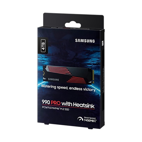 Solid State Drive (SSD) Samsung 990 PRO 4TB, PCIe Gen 4.0 x4, NVMe