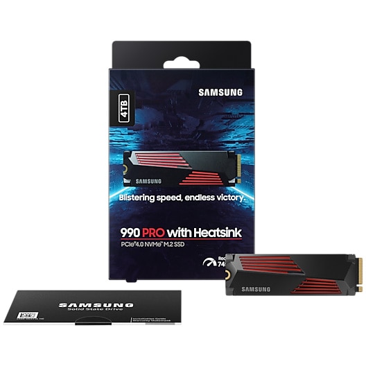 Solid State Drive (SSD) Samsung 990 PRO 4TB, PCIe Gen 4.0 x4, NVMe
