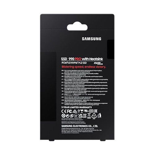 Solid State Drive (SSD) Samsung 990 PRO 4TB, PCIe Gen 4.0 x4, NVMe