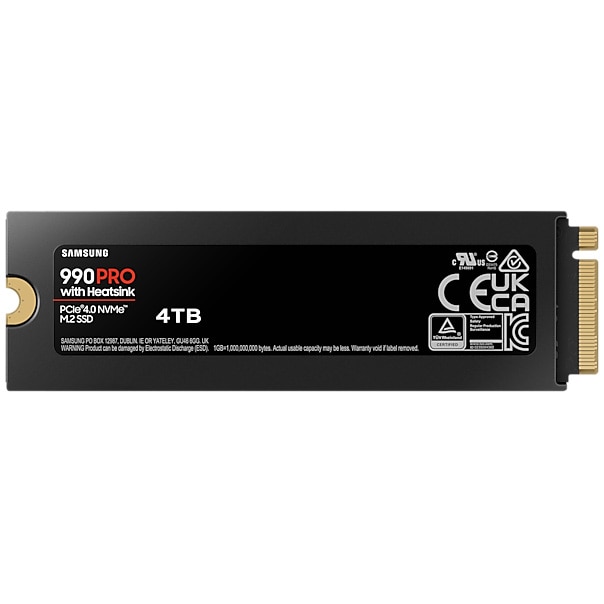Solid State Drive (SSD) Samsung 990 PRO 4TB, PCIe Gen 4.0 x4, NVMe