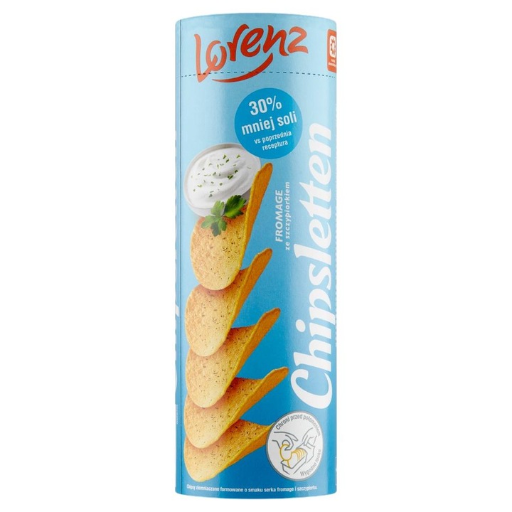 Chipsuri de cartofi cu arpagic, Chipsletten, Fromage, 100 g
