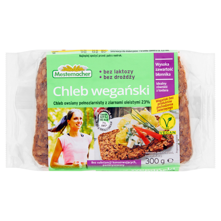 Paine fara lactoza, Mestemacher, Fara drojdie, 300 g