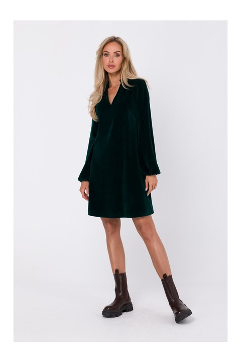 Made of Emotion Női mini ruha Wonja M767 zöld, Zöld, M