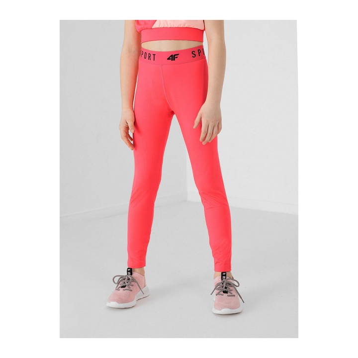 Lányok leggings, 4F, Thannin, rózsaszín, 158/164