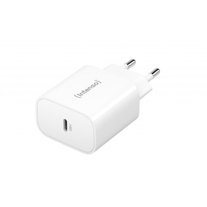 Intenso (7802012) hálózati USB töltő, PD3.0, QC4.0, 20W, USB-C kimenet, fehér