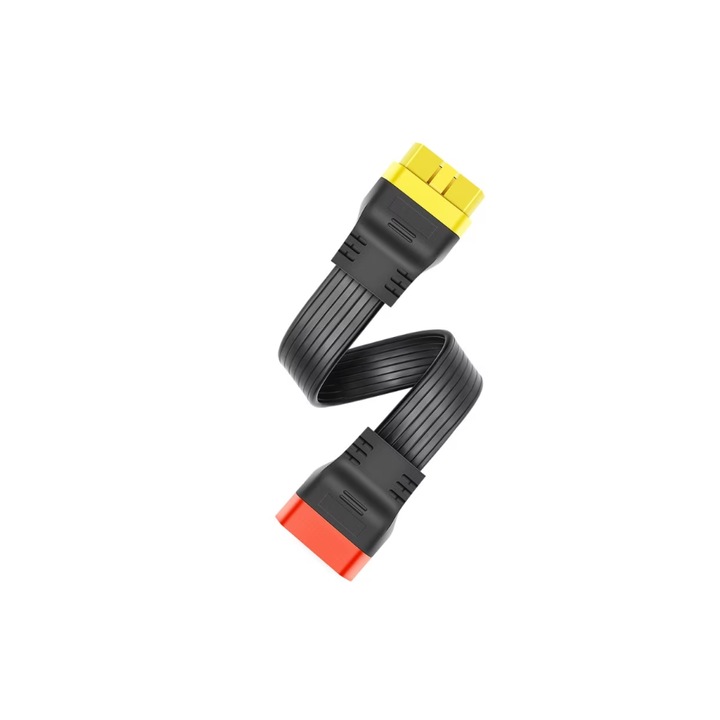 Prelungitor cablu adaptor, OBD2 16 Pin Mama la OBD 16 Pin Tata, 36cm, profesional, durabil