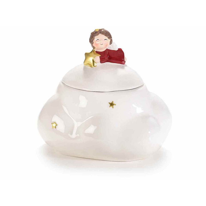 Inger kerámia díszedény 19,5x14x18 cm