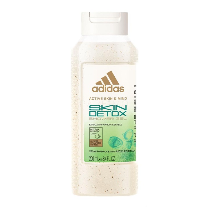 Adidas Női Active Skin&Mind, Skin Detox Tusfürdő, 250 ml