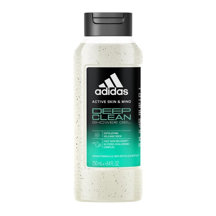 Gel de dus, Adidas Barbati Active Skin&Mind, Curatare Profunda, 250 ml