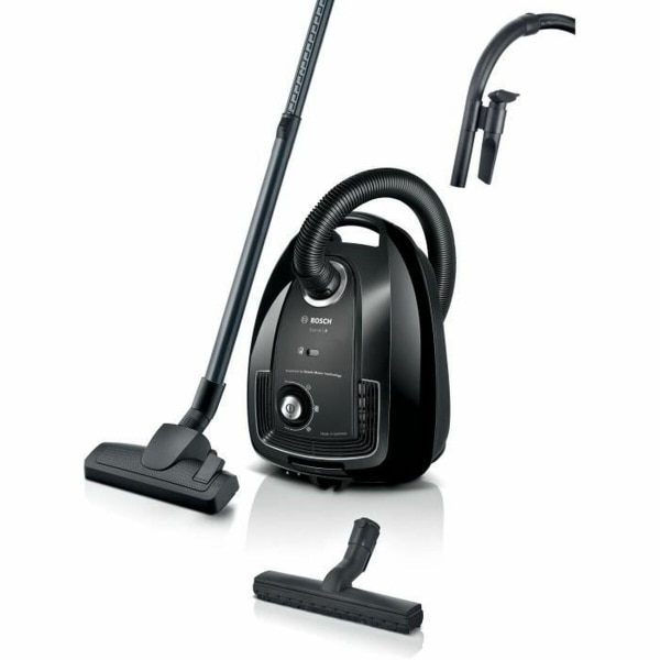 Aspirator compact cu sac Bosch 600w negru
