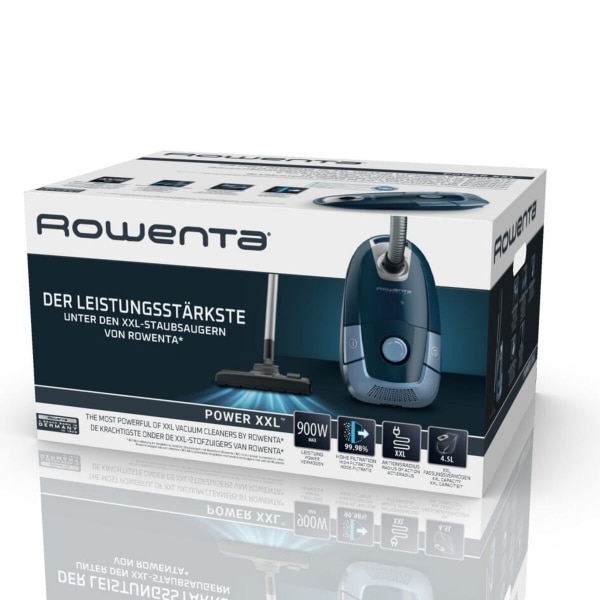 Rowenta RO3172EA Power XXL, Aspirator cu sac, albastru inchis, 900 W, 4,5 litri