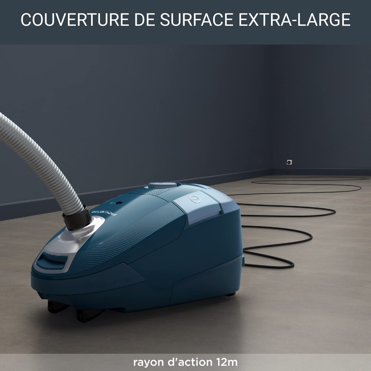 Rowenta RO3172EA Power XXL, Aspirator cu sac, albastru inchis, 900 W, 4,5 litri