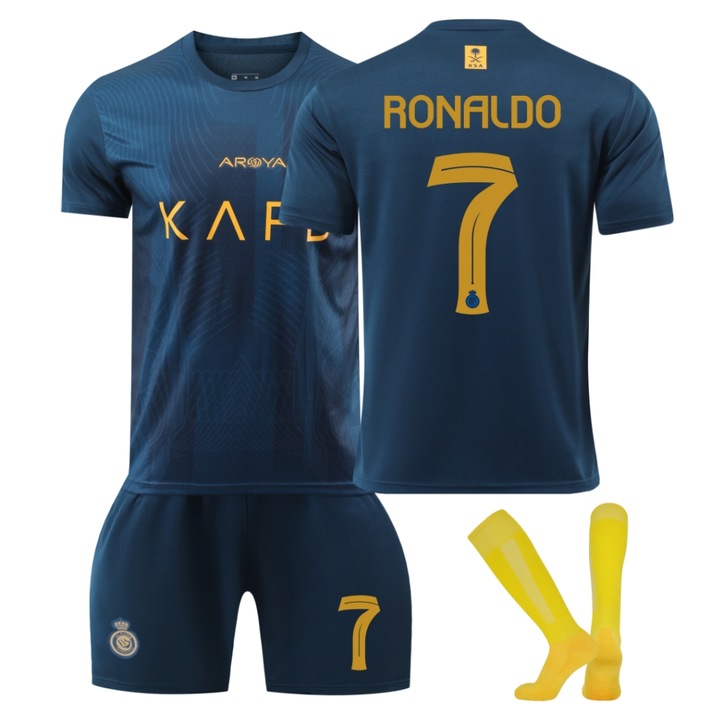 Echipament sportiv copii Saudi Ronaldo jerseys, Albastru