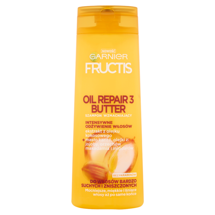 Шампоан за увредена коса, Garnier, Fructis Oil Repair 3, 400 ml