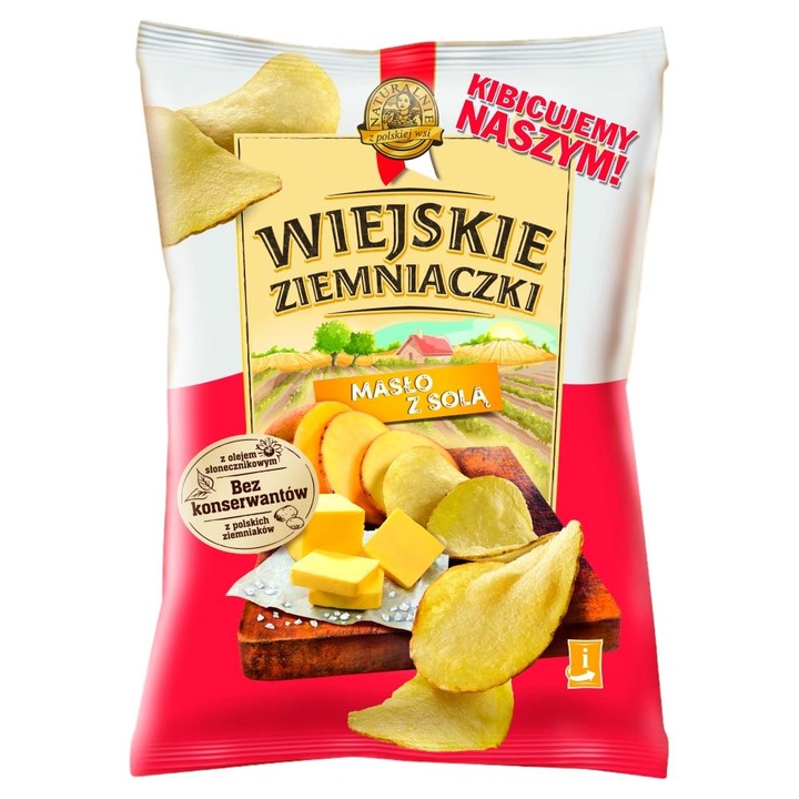 Chips, Wiejskie Ziemniaczki, 130 g