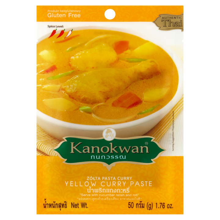 Pasta de curry galben, Kanokwan, 50 g
