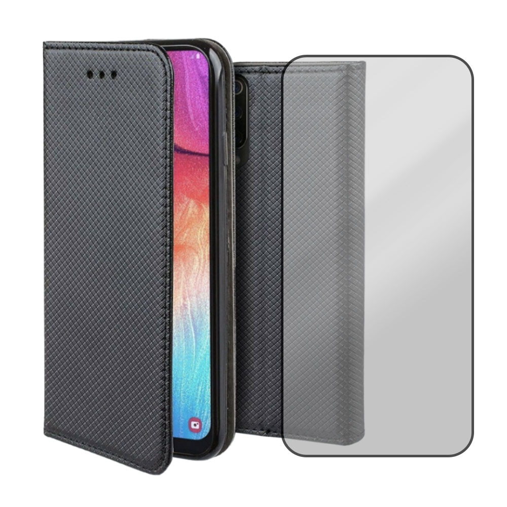 Set Husa Flip Din Piele Si Folie Sticla 5d Xiaomi Redmi Note 12 Pro 4g Note 11 Pro 4g Note 6806