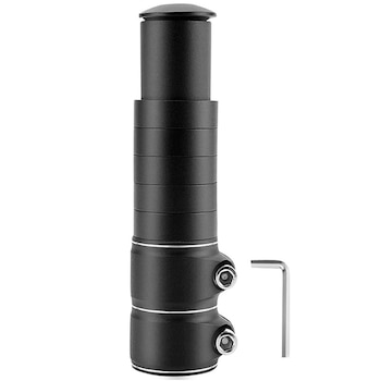 Adaptor pipa ghidon, Aisdelu, reglabila, 137 X 28.6mm, Negru