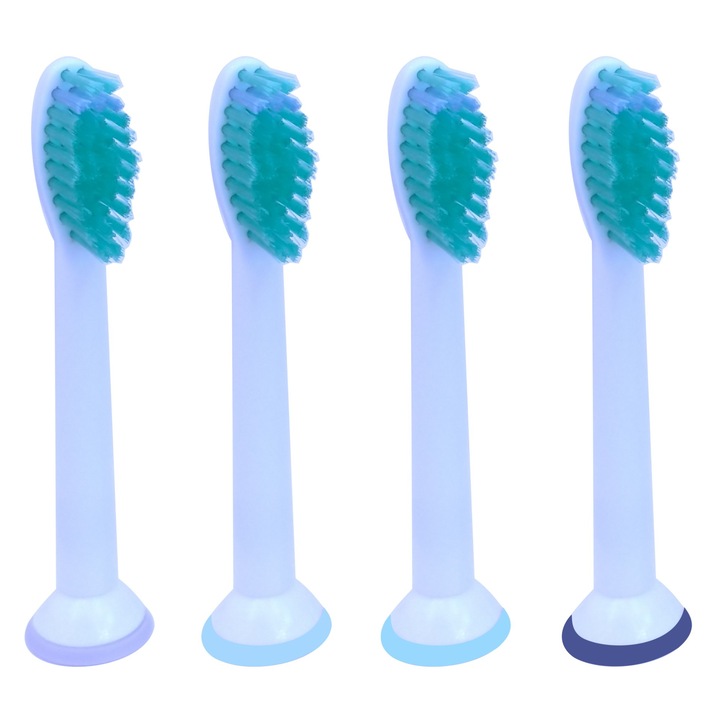 Set rezerve periuta de dinti electrica, KOMA NK02, 4 buc