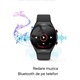 Ceas Smartwatch, Masurare glicemie, YNNA®, Apel Bluetooth, Tensiune arteriala, Nivel oxigen, Termometru, Monitorizare somn, Negru