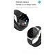 Ceas Smartwatch, Masurare glicemie, YNNA®, Apel Bluetooth, Tensiune arteriala, Nivel oxigen, Termometru, Monitorizare somn, Negru