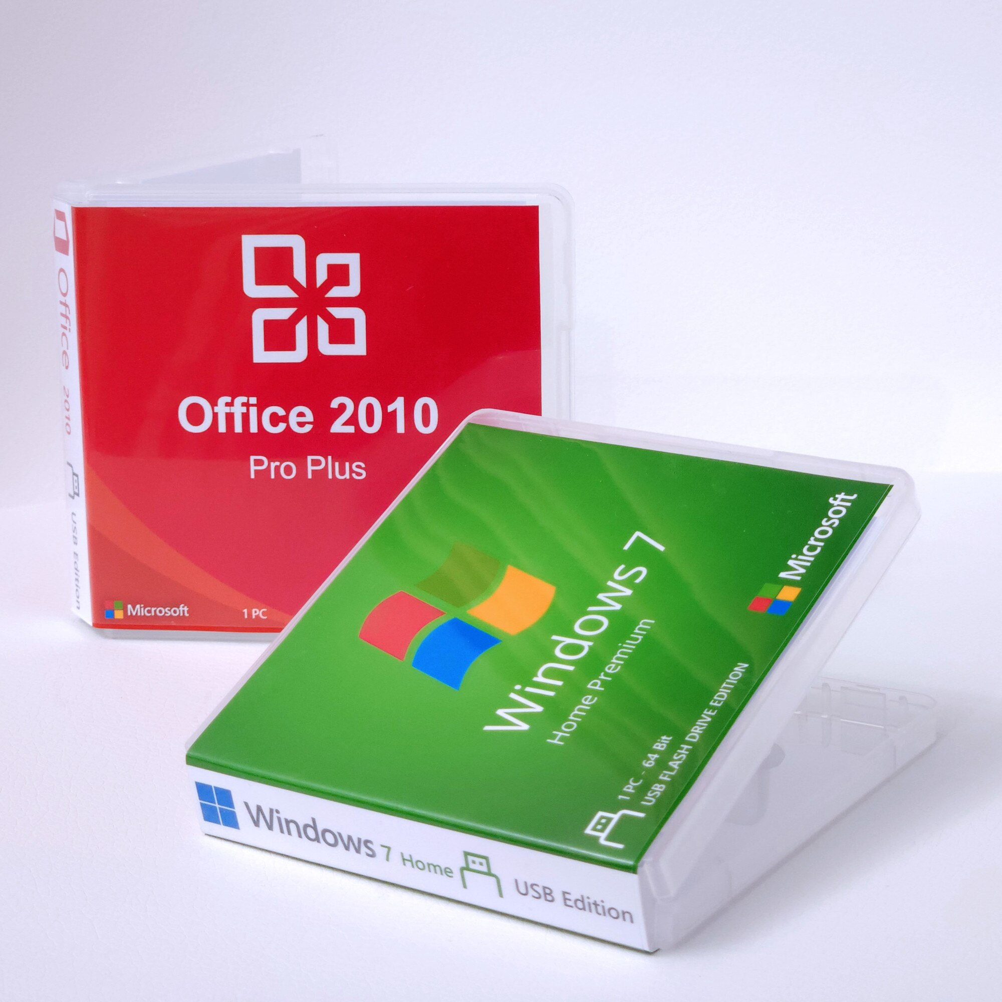 Pachet licente Microsoft Windows 7 Home Premium - 64 BIT + Office 2010 ...