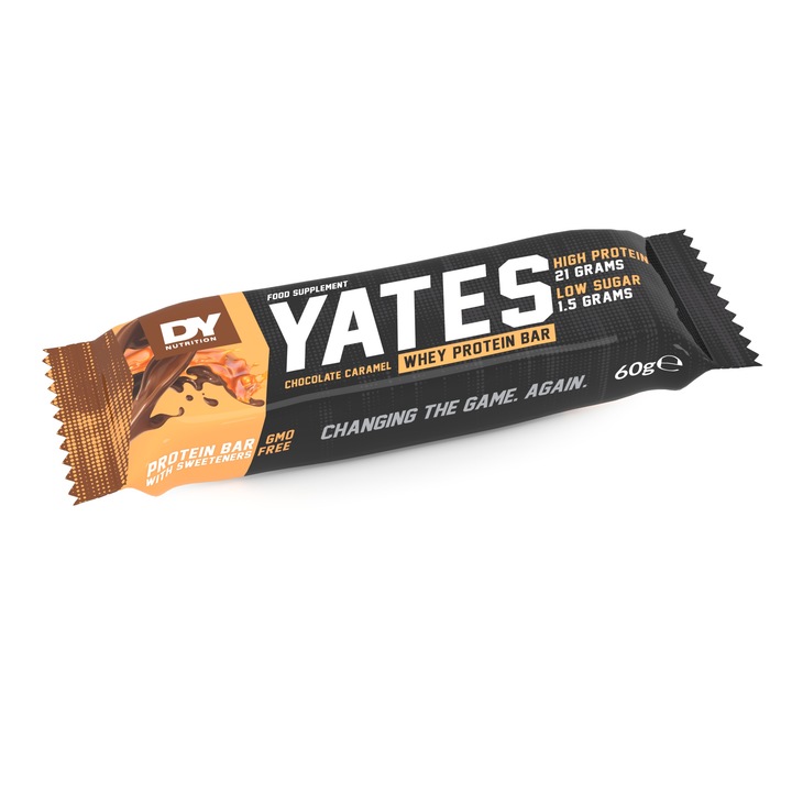 Baton Proteic - Yates Bar, Dorian Yates Nutrition - Ciocolata si Caramel