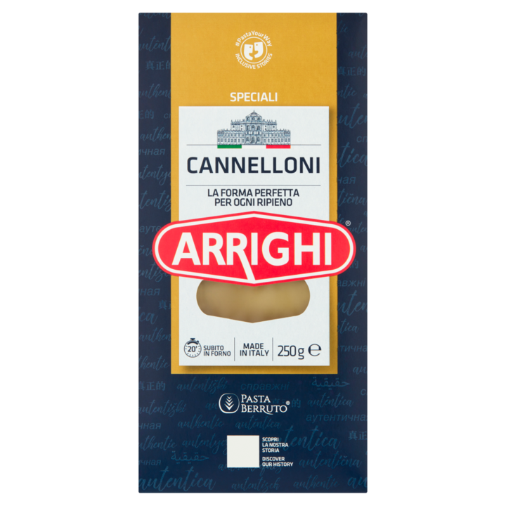 Paste Cannelloni, Arrighi, 250 G