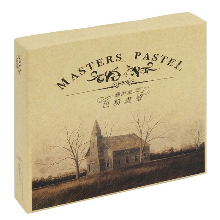 Set 24 culori pastel Maries, Multicolor