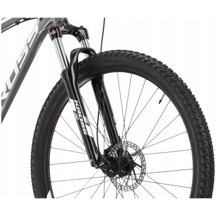 Bicicleta MTB KROSS Hexagon 7.0, 29 inch, marime L, gri/alb