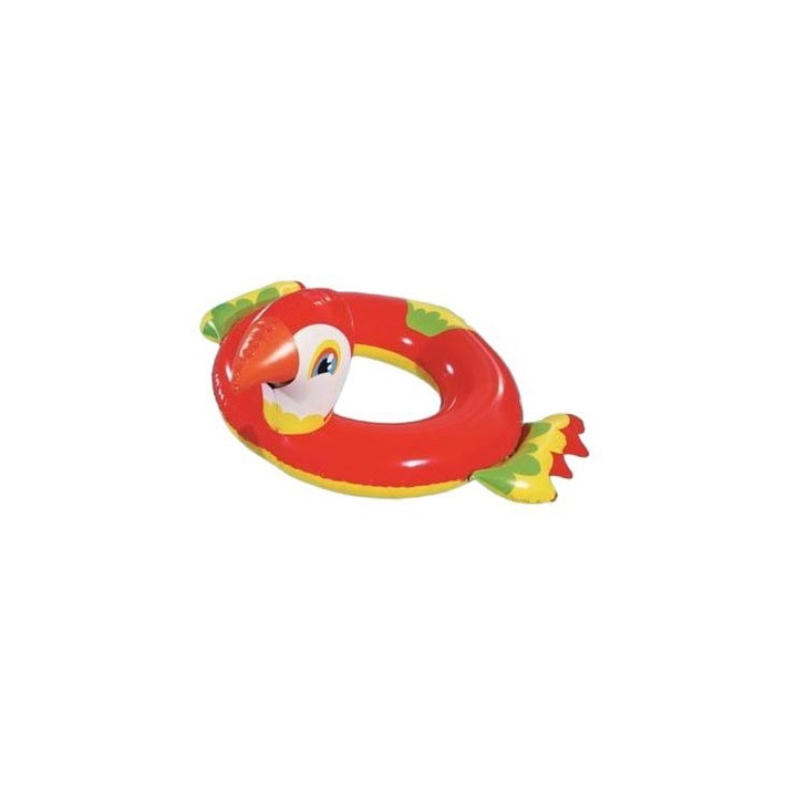 Úszógyűrű, Bestway, Parrot modell, PVC, 84 x 76cm, +3 év, Többszínű
