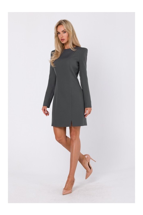 Made of Emotion Női mini ruha Vezi M755 khaki, Zöld