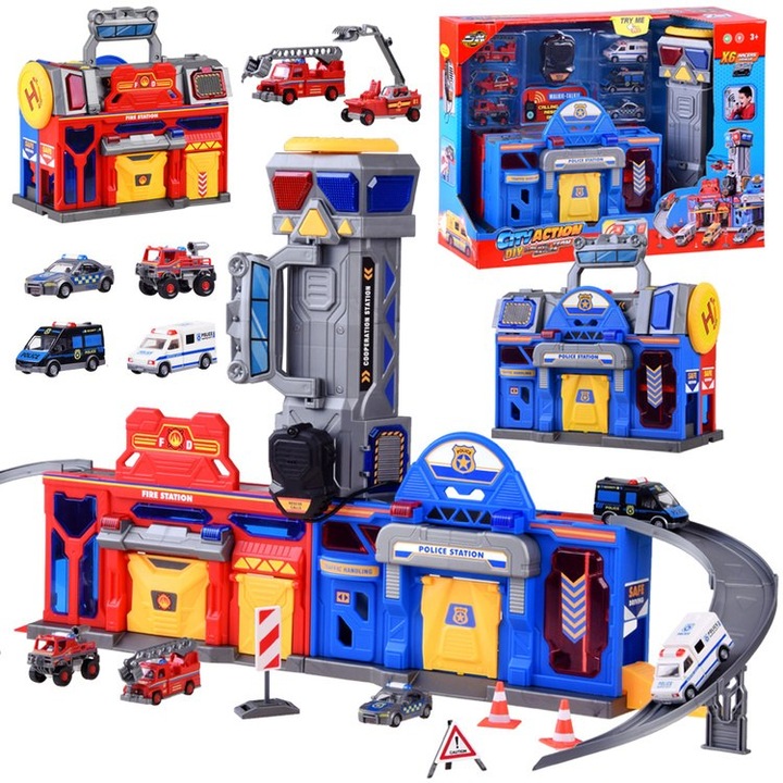 Garázs játékrendőröknek, Jokomisiada, Multicolor