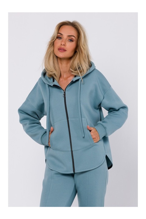 Made of Emotion Női cipzáras pulóver Ncama M761 agávé