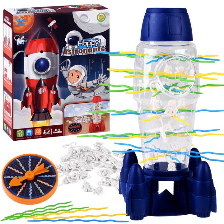 Családi játék, Jokomisiada, Rocket Falling Astronaut, +4 év, Multicolor