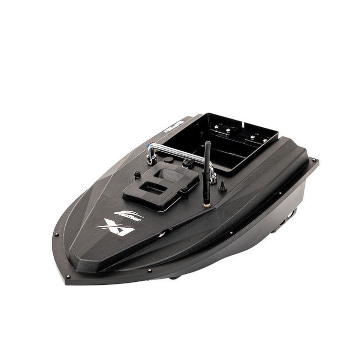 Barcuta nadire Leziter Bait Boat X1 GPS+4G Back Throw Negru