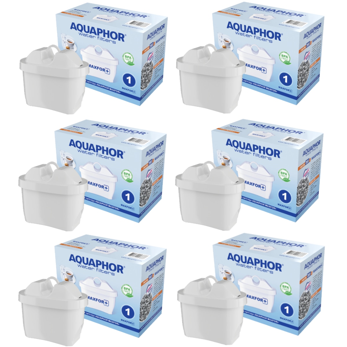 Set 6 Filtre Aquaphor 200l2 Luni Alb Emagro