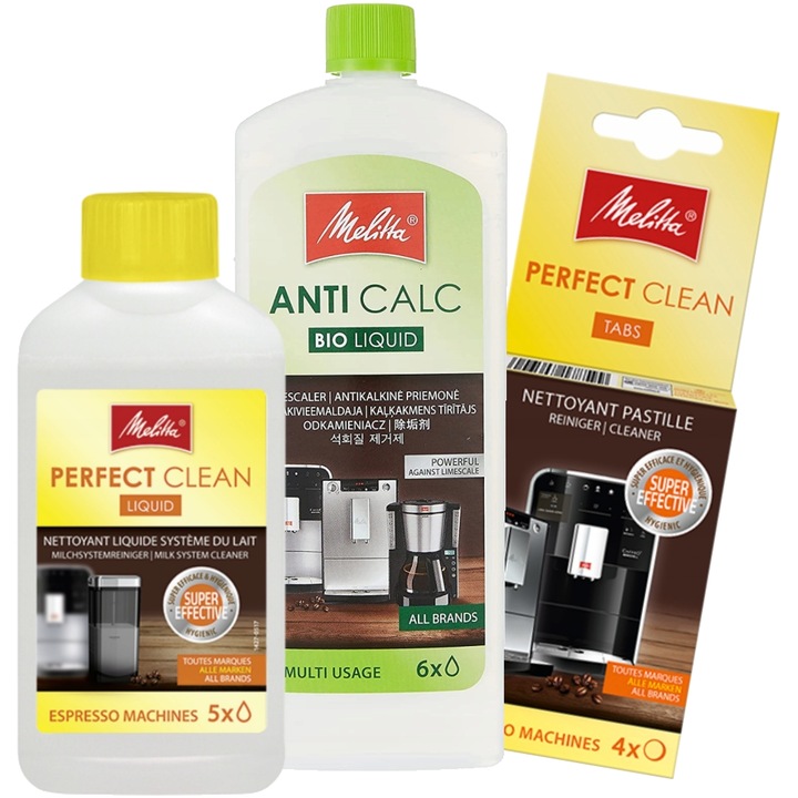 Универсален комплект за почистване на кафе машина Melitta