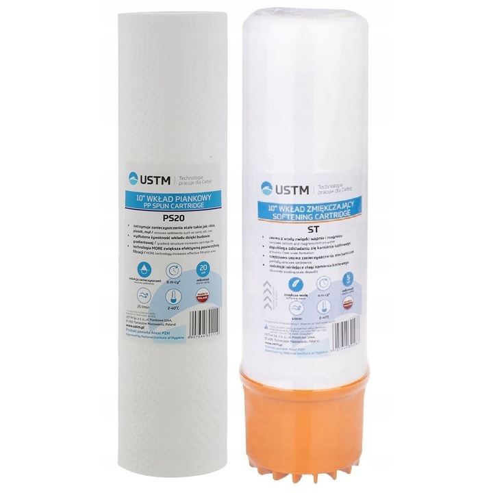 Set de cartuse cu filtru cu osmoza inversa RO7, USTM