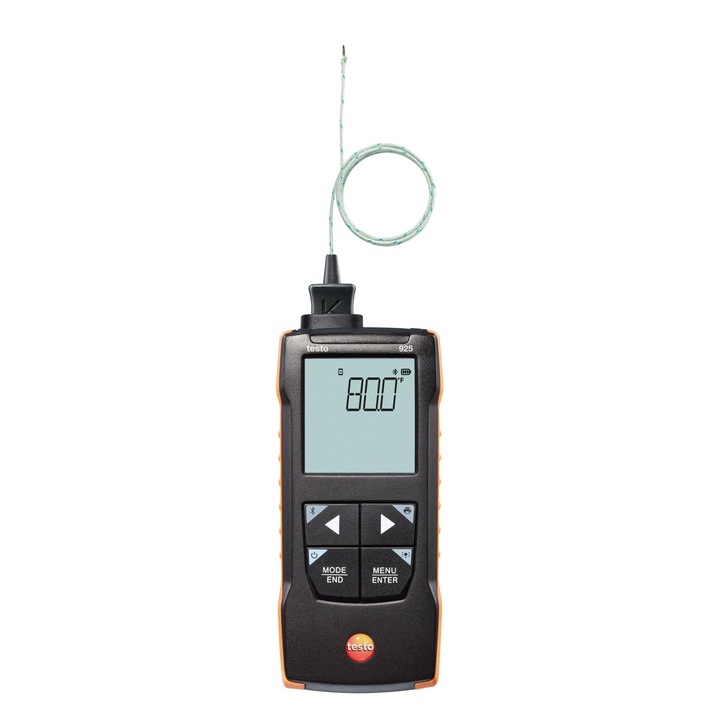 Termoregulator, Testo, 135 x 60 x 28 mm, Negru/Portocaliu