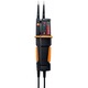 Indicator de tensiune electrica, Testo, Indicator LED, IP64, 2XAAA, Negru/Portocaliu