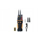 Tester pentru tensiune, Testo, Indicator LED, IP64, 2XAAA, Negru/Portocaliu