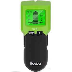 Detector de cabluri Huepar SF01, senzor electronic 5 in 1, cu afisaj LCD, pentru detectarea de grinzi, margini de lemn