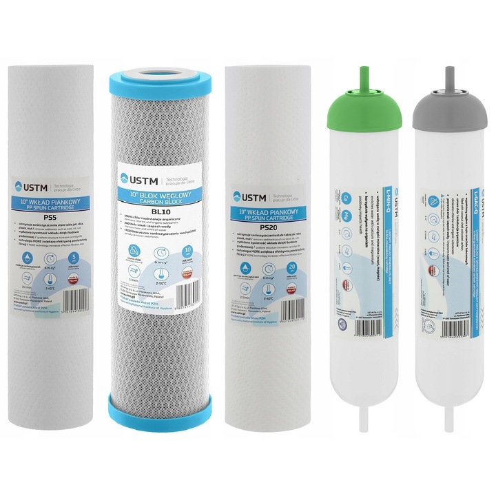 Cartuse de filtru de apa USTM cu osmoza inversa RO6