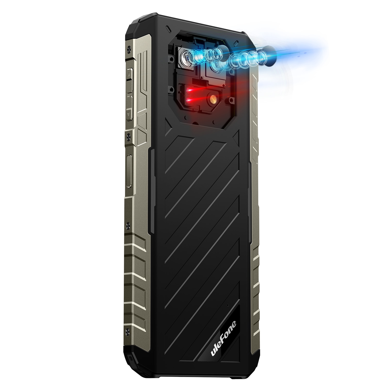 Telefon mobil Ulefone Armor 22 Negru, 4G, IPS 6.58" 120Hz, 64MP, Night Vision, 16GB RAM (8GB + 8GB extensibili), 256GB ROM, Helio G96, NFC, Dual SIM