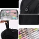 Penar scolar, Geanta cosmetica, ANGOO, 4 Compartiment, tip borseta, capacitate mare, Multifunctionala, 22x9.5x10cm, Negru