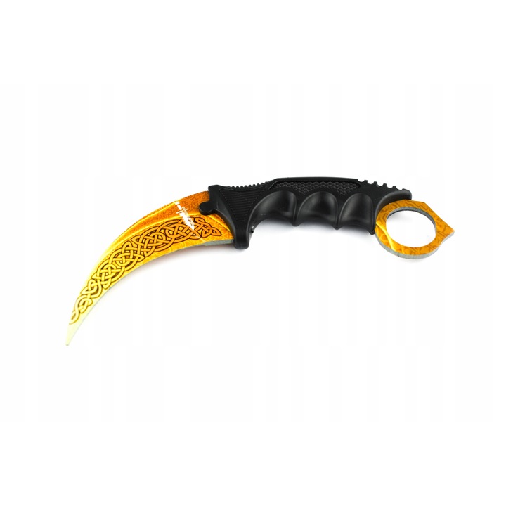 Cutit karambit, Plastic, 185 mm, Multicolor