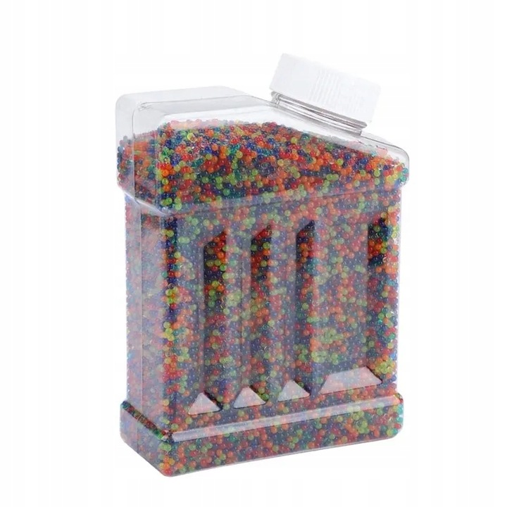 Set 20 000 bile cu gel pentru pusca de jucarie, 7-8mm, Multicolor